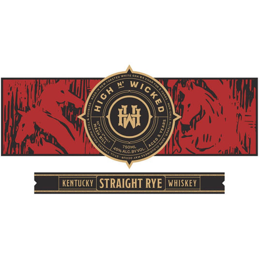 High N’ Wicked 5 Year Old Kentucky Straight Rye Whiskey - Main Street Liquor