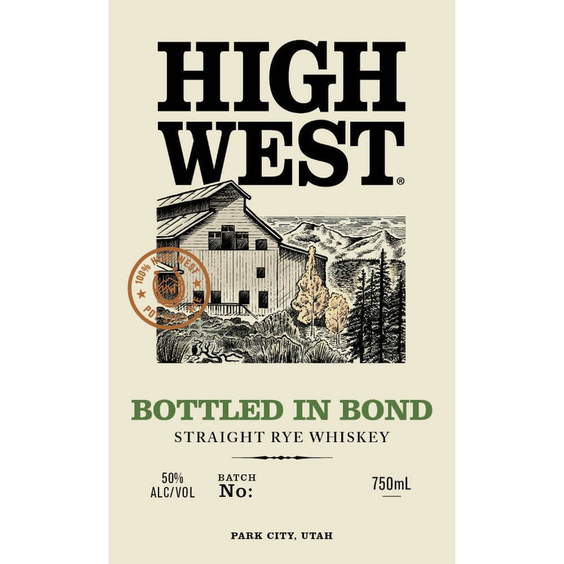 Load image into Gallery viewer, High West Bottled in Bond Straight Rye Whiskey - Main Street Liquor
