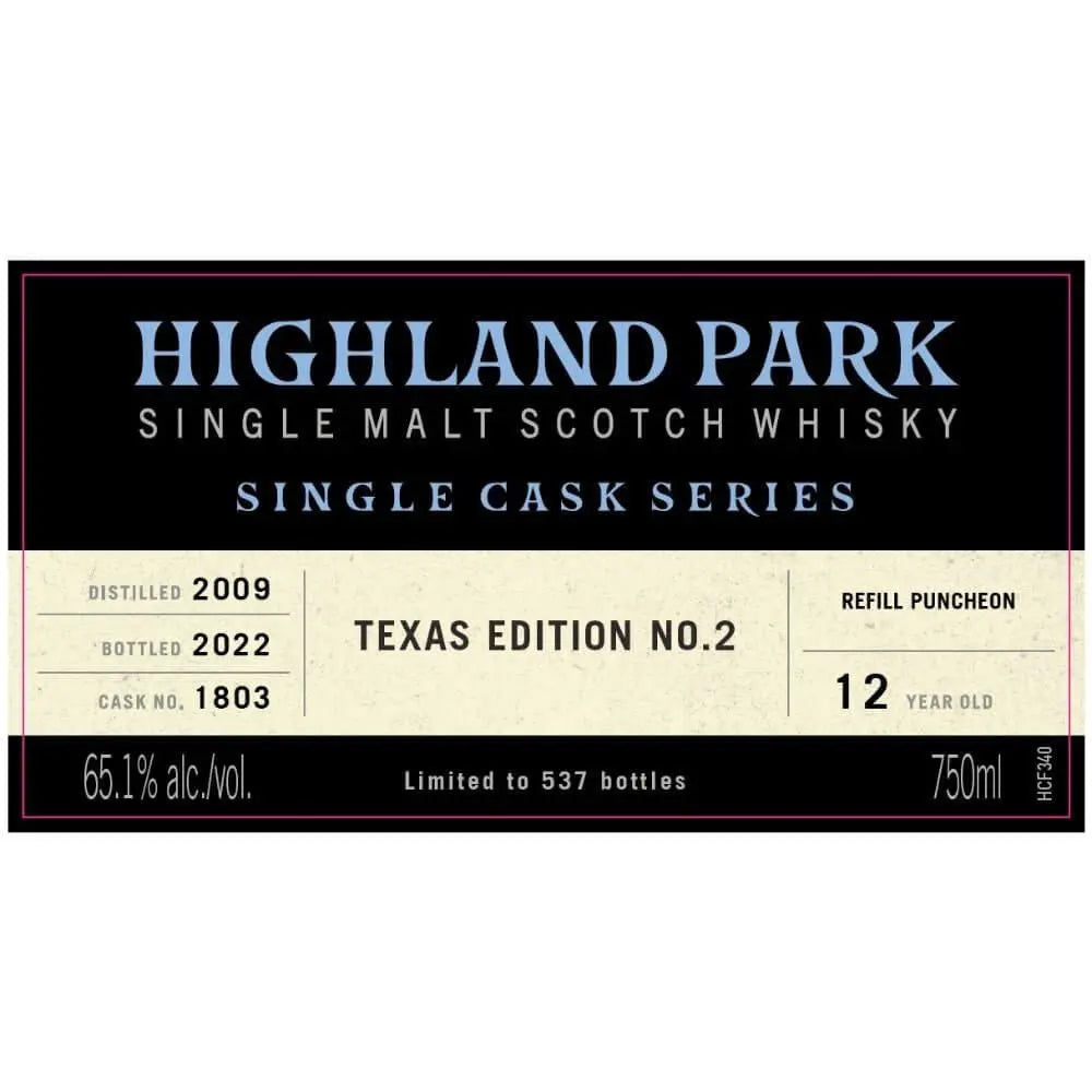 Highland Park Single Cask Series Texas Edition No. 2 - Main Street Liquor