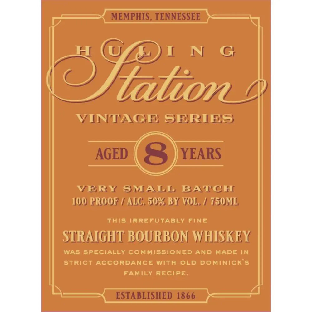 Huling Station 8 Year Old Vintage Series Straight Bourbon - Main Street Liquor