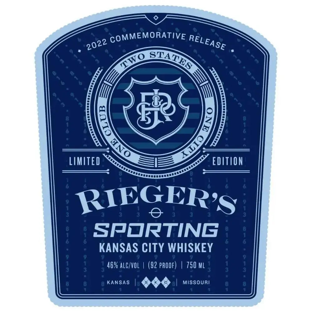 J. Rieger Sporting Kansas City Whiskey - Main Street Liquor