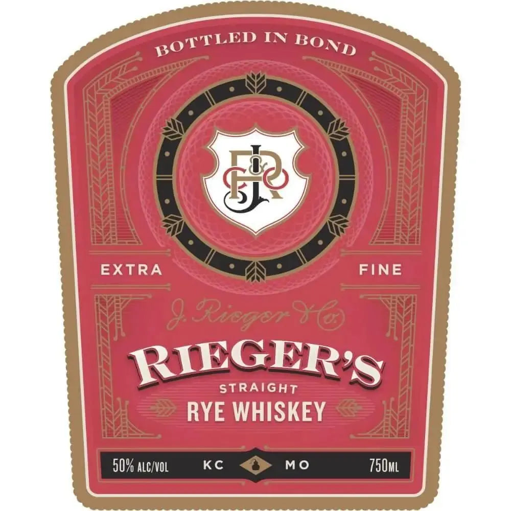 J. Rieger’s 6 Year Old Bottled in Bond Straight Rye - Main Street Liquor