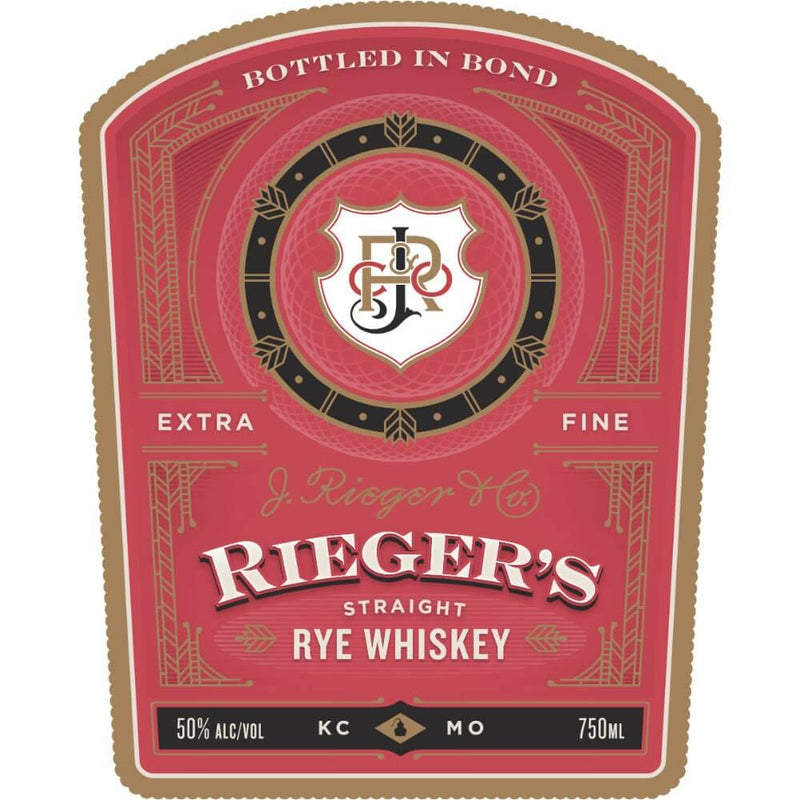 Load image into Gallery viewer, J. Rieger’s 6 Year Old Bottled in Bond Straight Rye - Main Street Liquor
