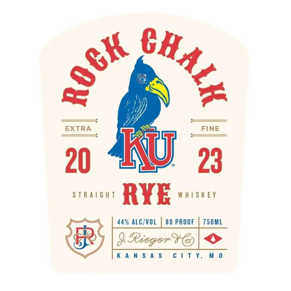 J. Rieger’s &amp; Co. Rock Chalk Straight Rye 2023 Release - Main Street Liquor