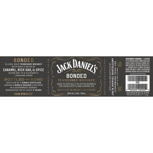 Jack Daniel's Bonded 100 Proof - Main Street Liquor