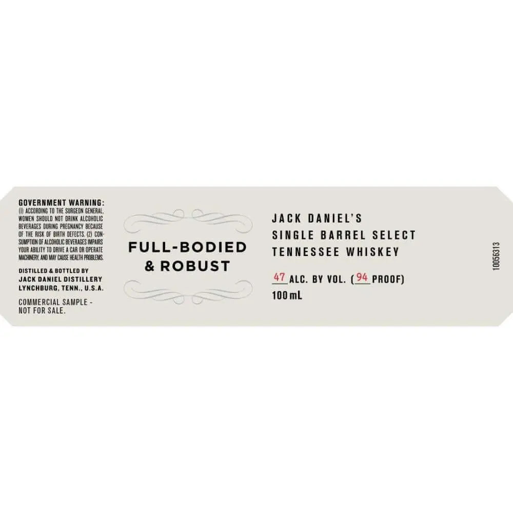Jack Daniel’s Full-Bodied & Robust Single Barrel Select - Main Street Liquor