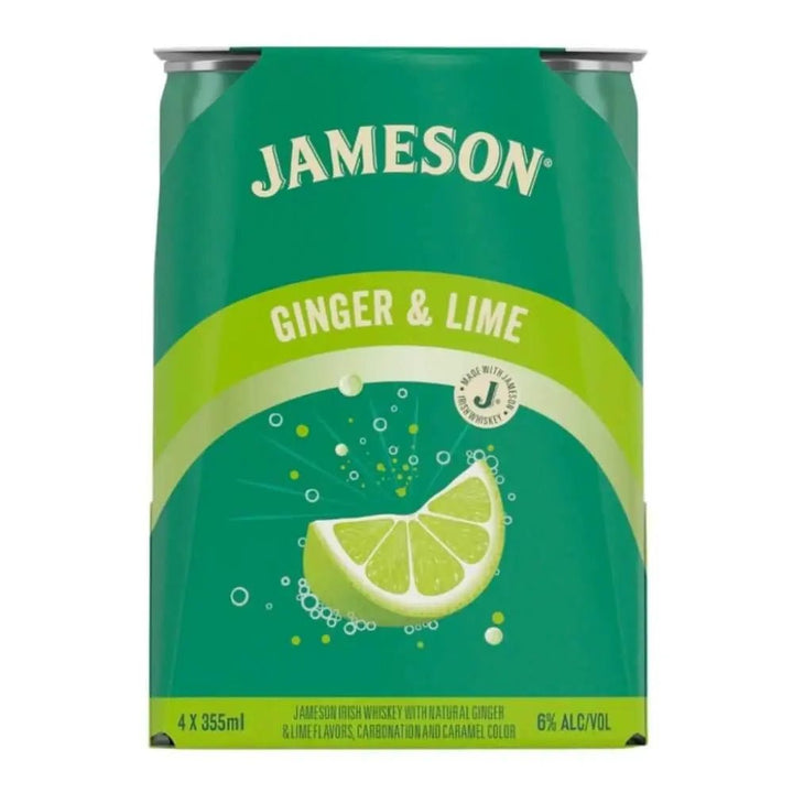 Jameson Ginger &amp; Lime Canned Cocktail 4pk - Main Street Liquor