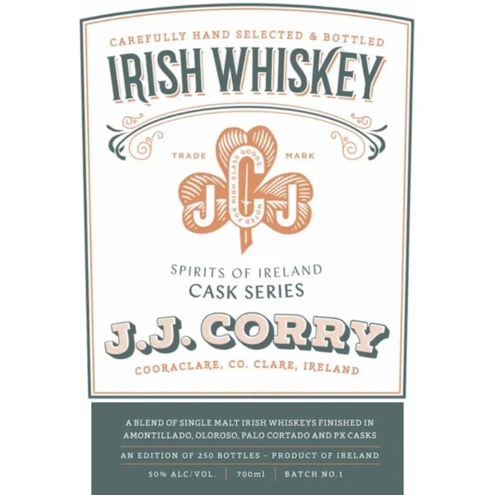J.J. Corry Spirits of Ireland Cask Series Batch 1 - Main Street Liquor