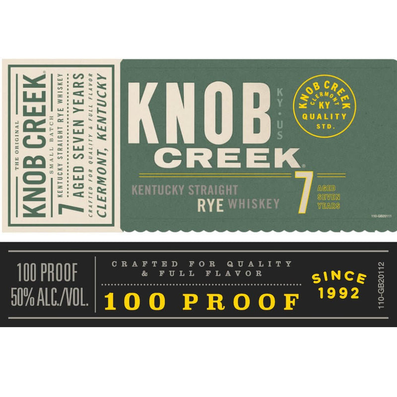 Load image into Gallery viewer, Knob Creek 7 Year Old Kentucky Straight Rye - Main Street Liquor
