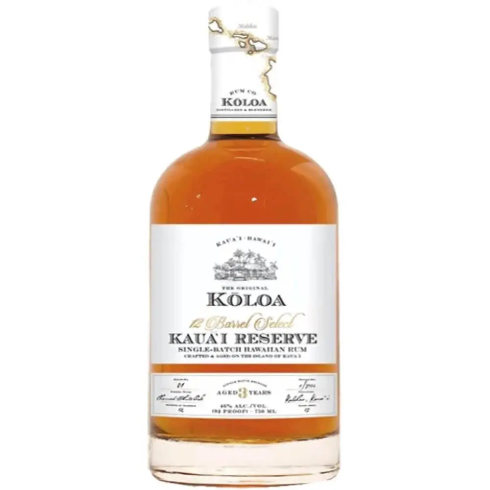 Kōloa 12 Barrel Select Kauaʻi Reserve Aged Hawaiian Rum - Main Street Liquor
