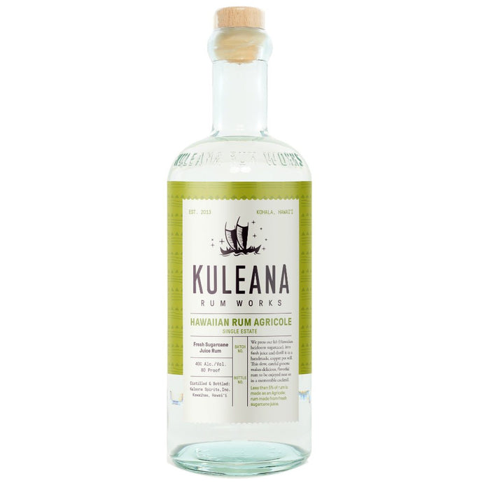 Kuleana Rum Works Hawaiian Rum Agricole - Main Street Liquor