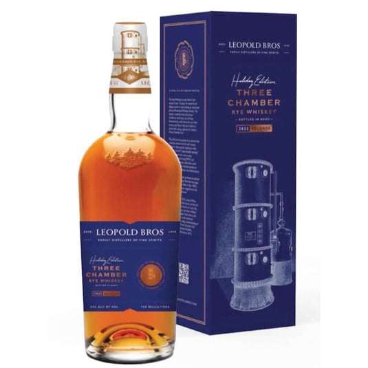 Leopold Bros Three Chamber Rye Holiday Edition 2022 Release - Main Street Liquor