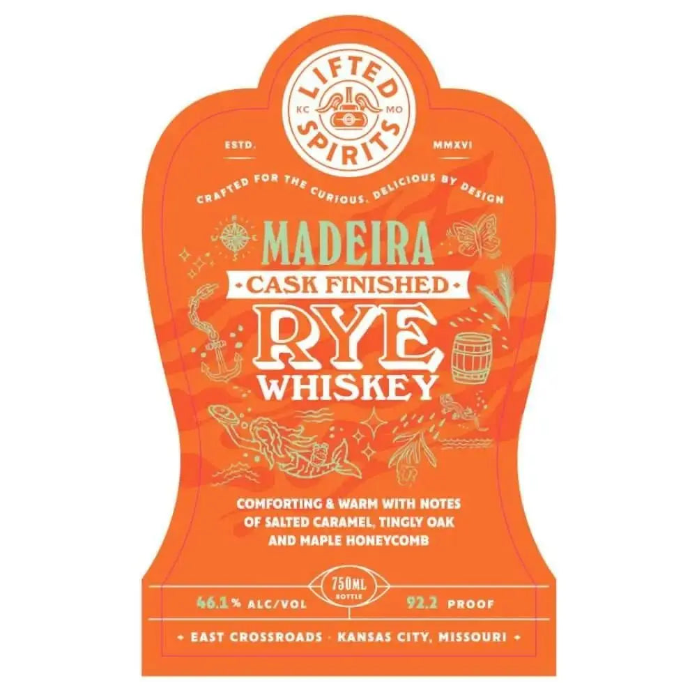 Lifted Spirits Madeira Cask Finished Rye Whiskey - Main Street Liquor