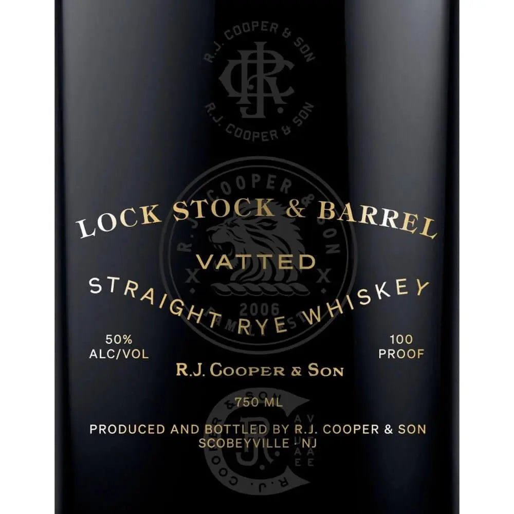 Lock Stock &amp; Barrel Vatted Straight Rye - Main Street Liquor