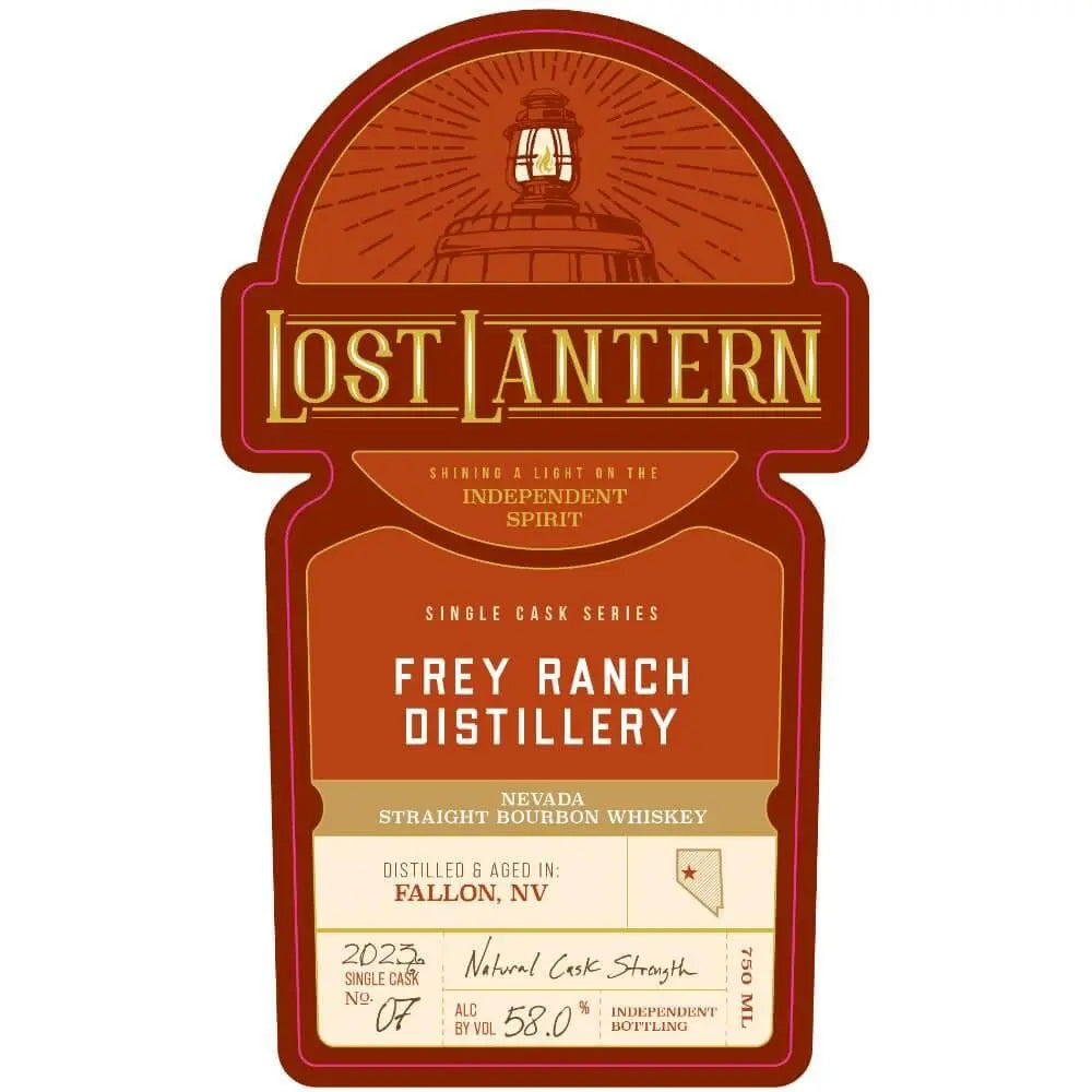 Lost Lantern Frey Ranch 5 Year Old Nevada Straight Bourbon - Main Street Liquor