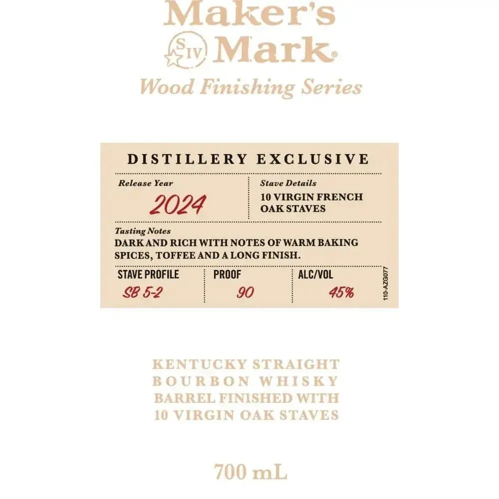 Maker’s Mark Wood Finishing Series 2024 Limited Release: Stave Profile SB 5 - 2 - Main Street Liquor