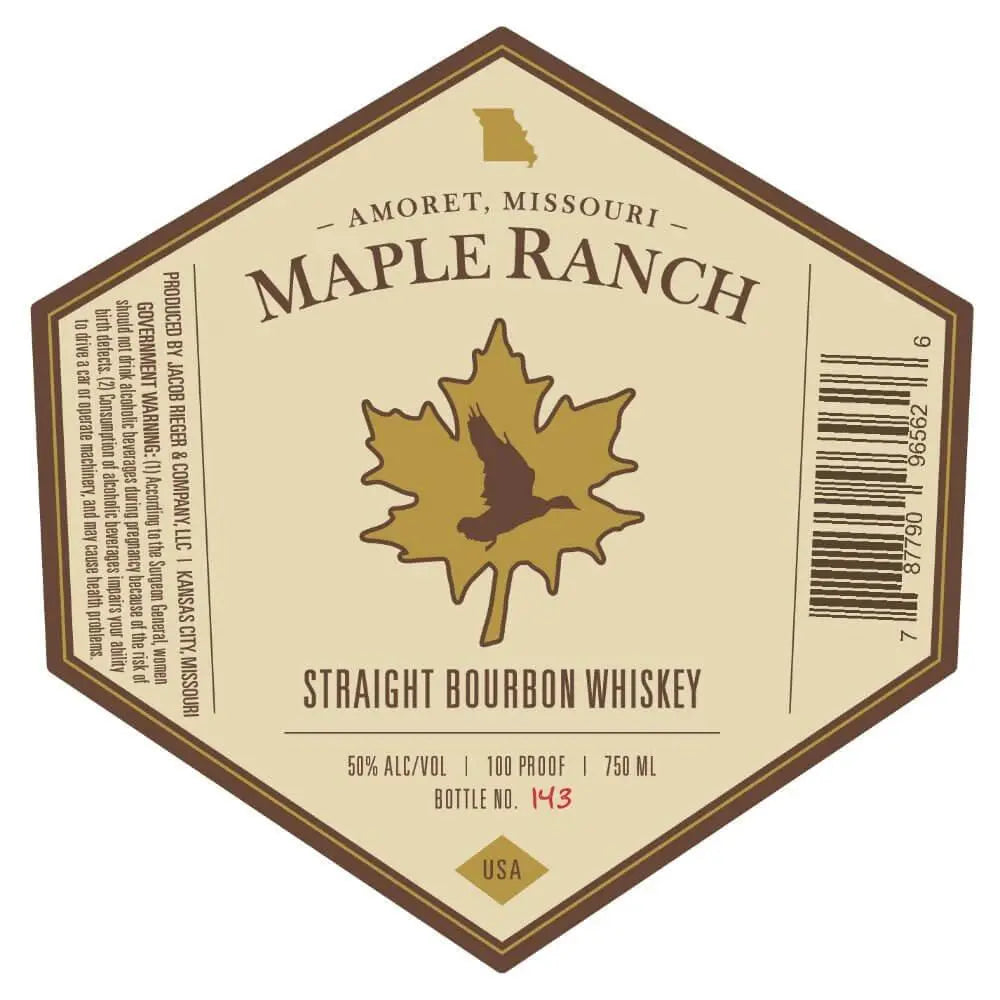 Maple Ranch Straight Bourbon Whiskey - Main Street Liquor