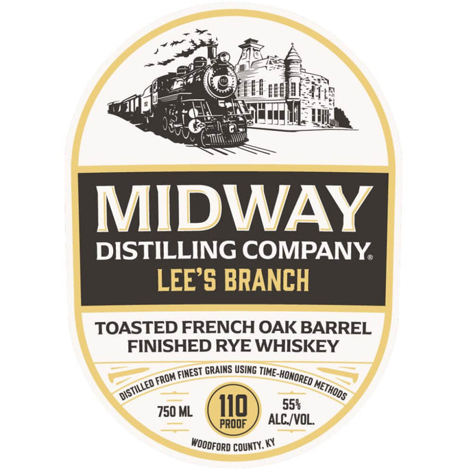 Midway Lee’s Branch Toasted French Oak Barrel Finished Rye - Main Street Liquor