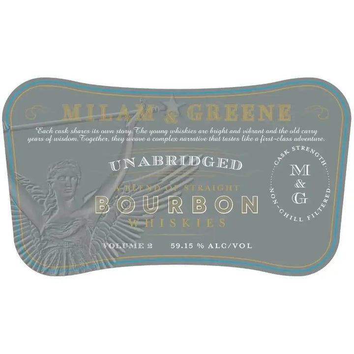 Milam &amp; Greene Unabridged Vol. 2 Blended Straight Bourbon - Main Street Liquor