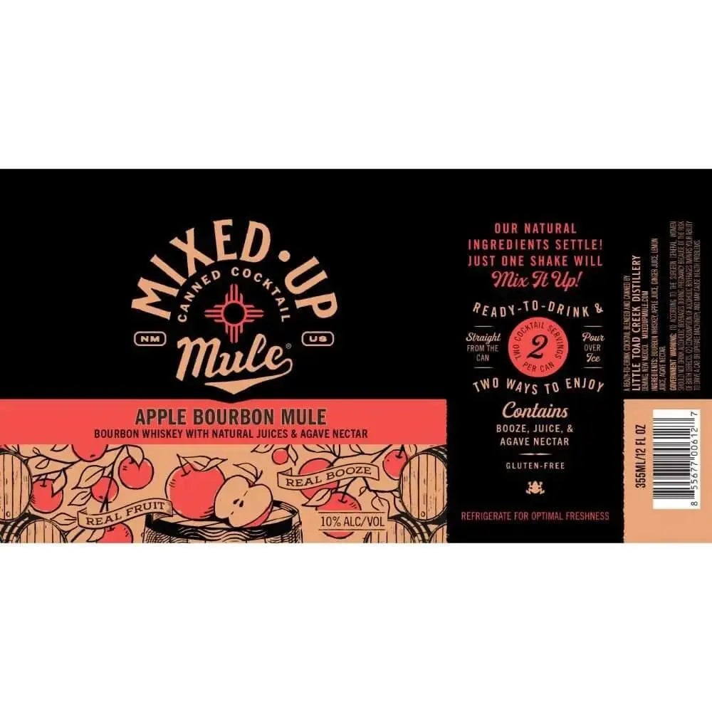 Mixed - Up Apple Bourbon Mule Canned Cocktail - Main Street Liquor