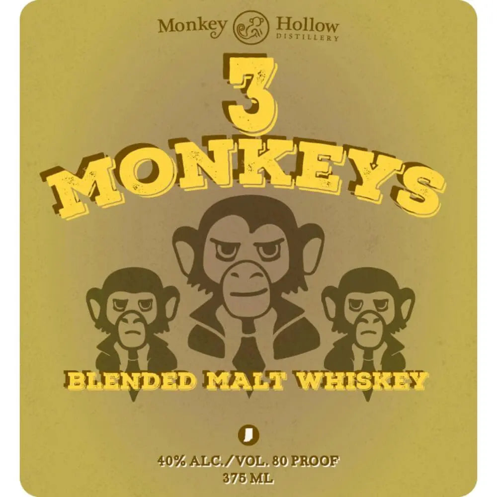 Monkey Hollow 3 Monkeys Blended Malt Whiskey - Main Street Liquor