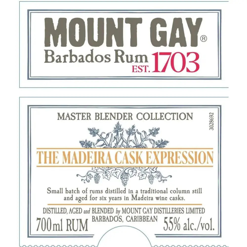 Mount Gay The Madeira Cask Expression: Master Blender Collection 5 - Main Street Liquor