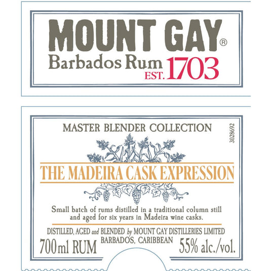 Mount Gay The Madeira Cask Expression: Master Blender Collection