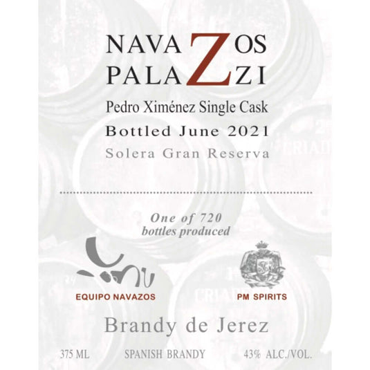 Navazos Palazzi Pedro Ximénez Single Cask 2021 - Main Street Liquor