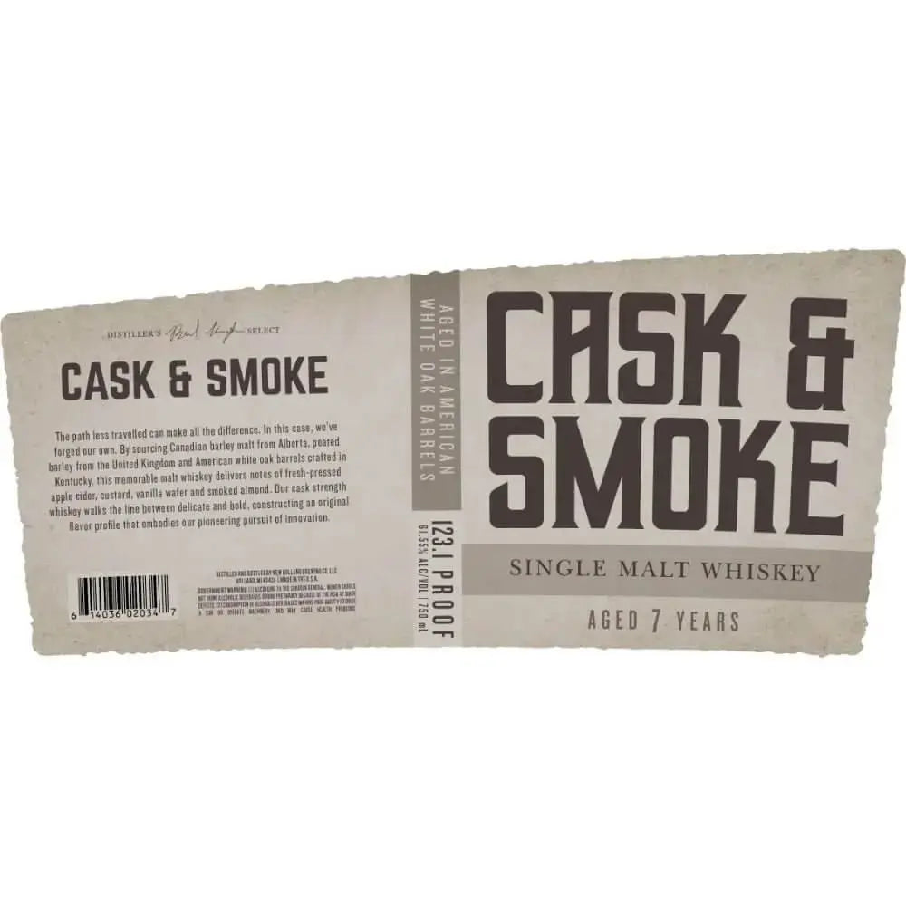 New Holland 7 Year Old Cask &amp; Smoke Single Malt - Main Street Liquor