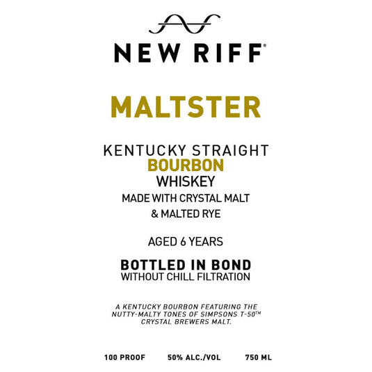 New Riff Maltster 6 Year Old Bottled in Bond Straight Bourbon - Main Street Liquor