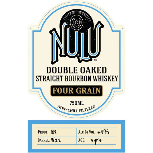 Nulu Double Oaked Four Grain Straight Bourbon - Main Street Liquor