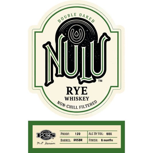 Nulu Double Oaked Rye - Main Street Liquor