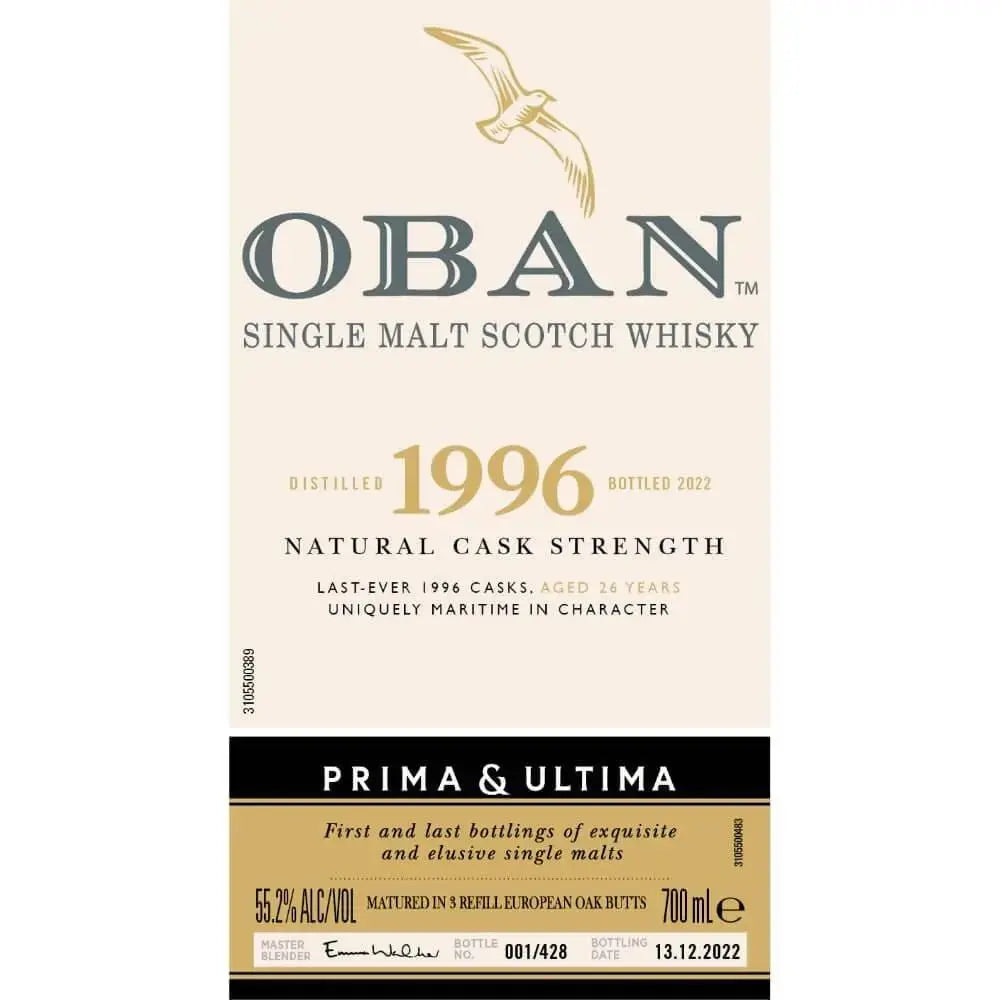 Oban 1996 Prima &amp; Ultima Single Malt Scotch 26 Year Old - Main Street Liquor