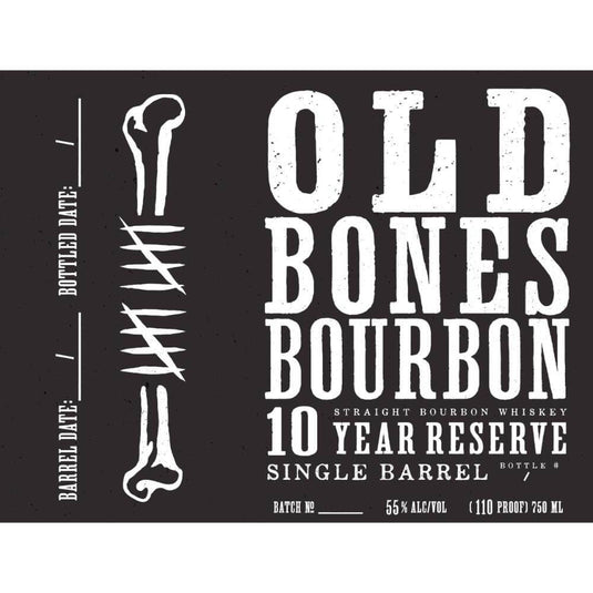 Old Bones Bourbon 10 Year Reserve Single Barrel - Main Street Liquor