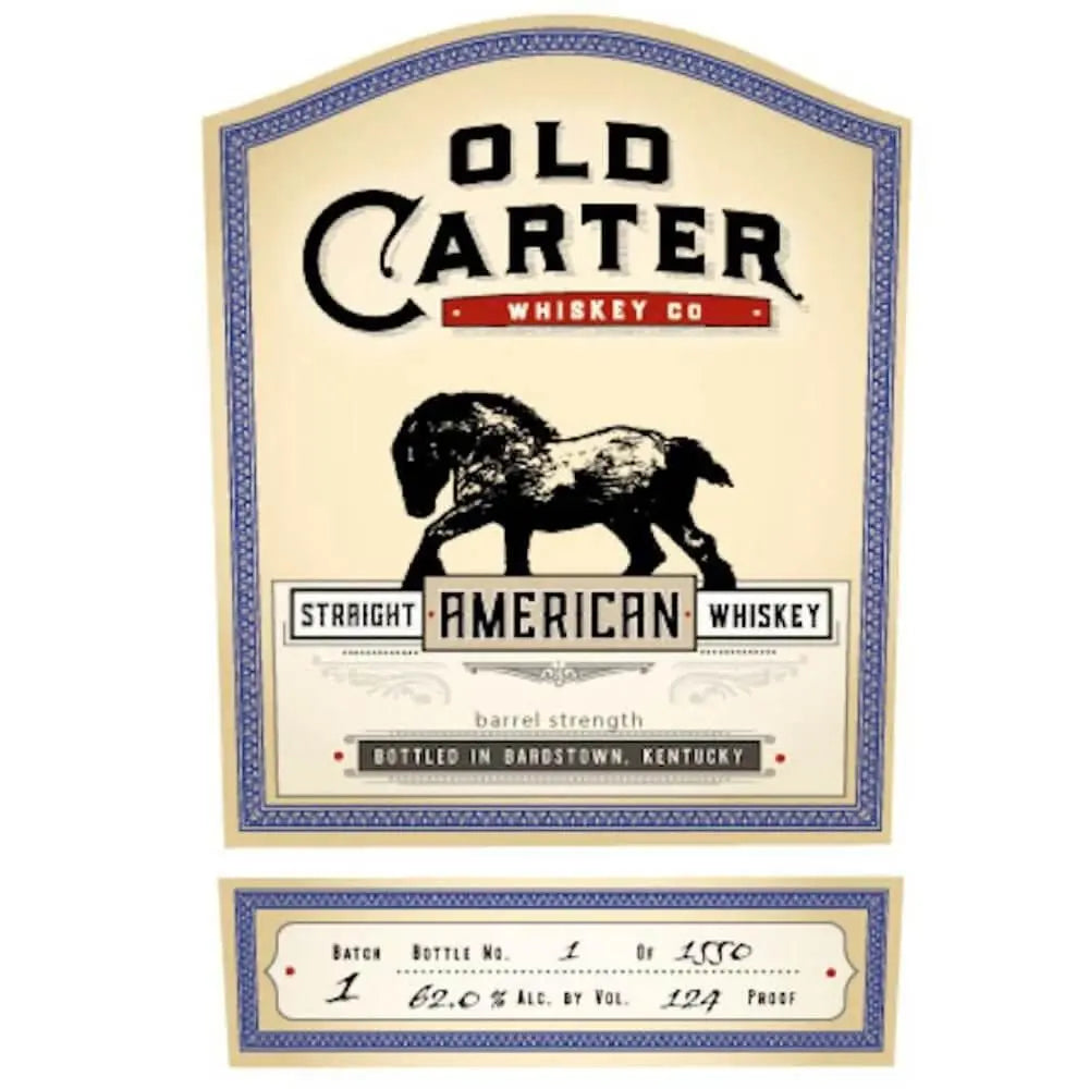Old Carter 13 Year Old Straight American Whiskey - Main Street Liquor