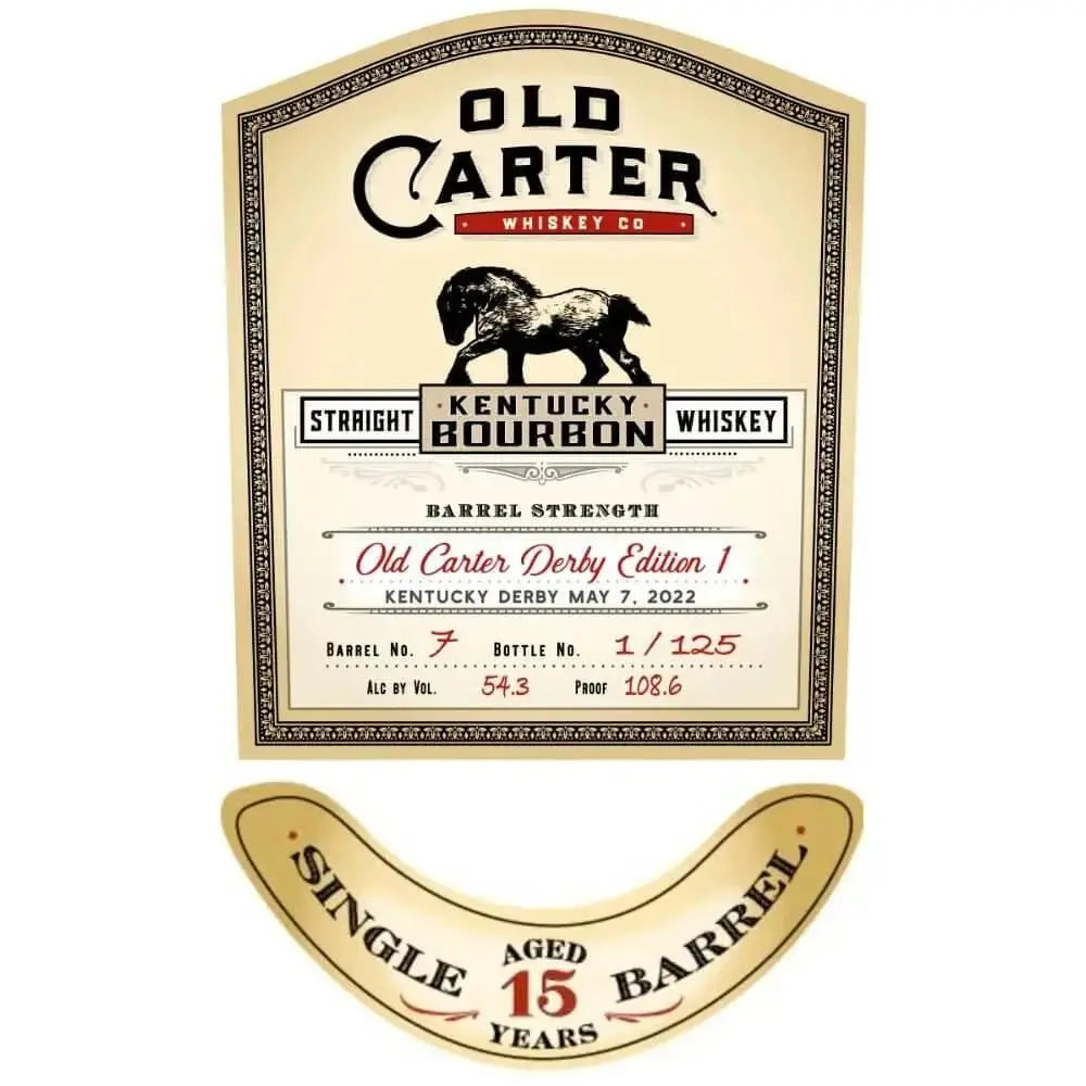 Old Carter Derby Edition 1 - Main Street Liquor