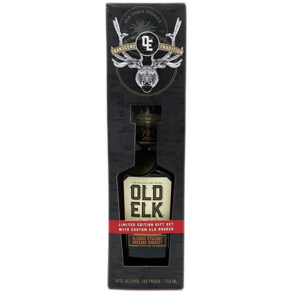 Old Elk Bourbon Limited Edition Gift Set With Custom Elk Pourer - Main Street Liquor