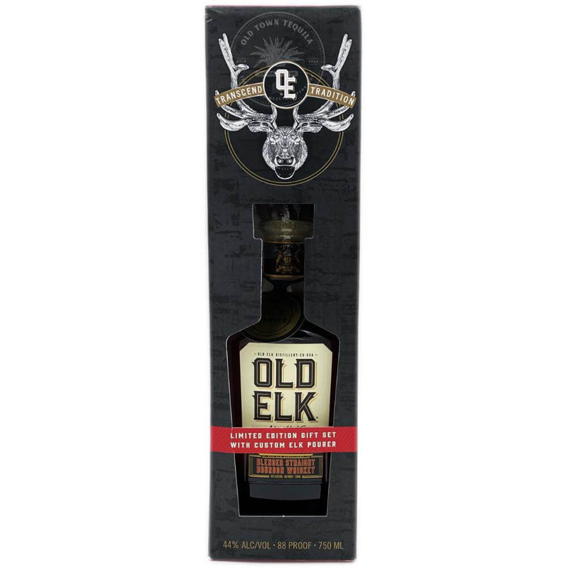 Load image into Gallery viewer, Old Elk Bourbon Limited Edition Gift Set With Custom Elk Pourer - Main Street Liquor
