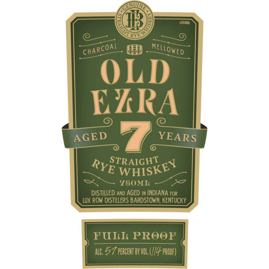 Old Ezra 7 Year Old Straight Rye Whiskey - Main Street Liquor