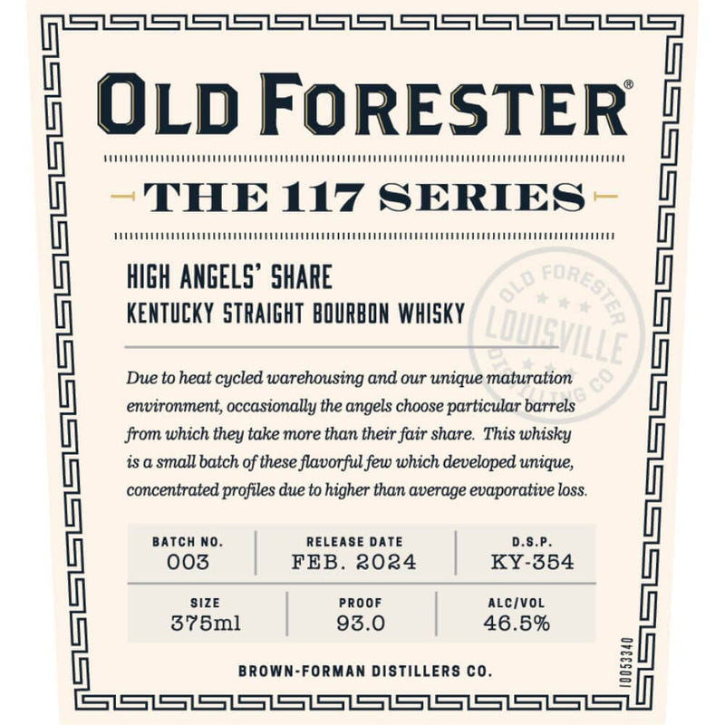 Load image into Gallery viewer, Old Forester 117 Series High Angels’ Share 2024 Release - Main Street Liquor
