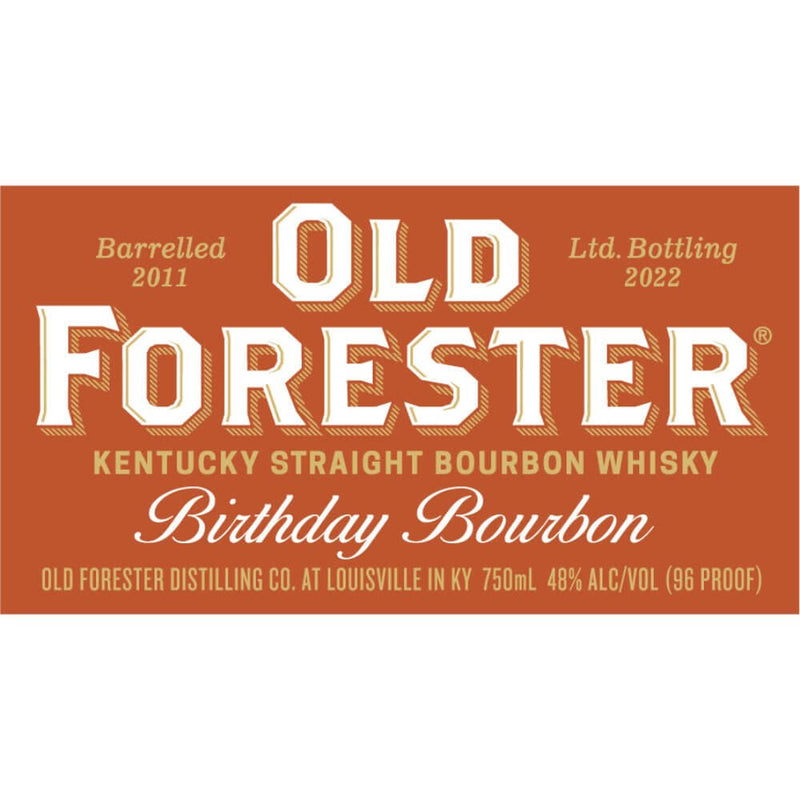 Load image into Gallery viewer, Old Forester Birthday Bourbon 2022 - Main Street Liquor
