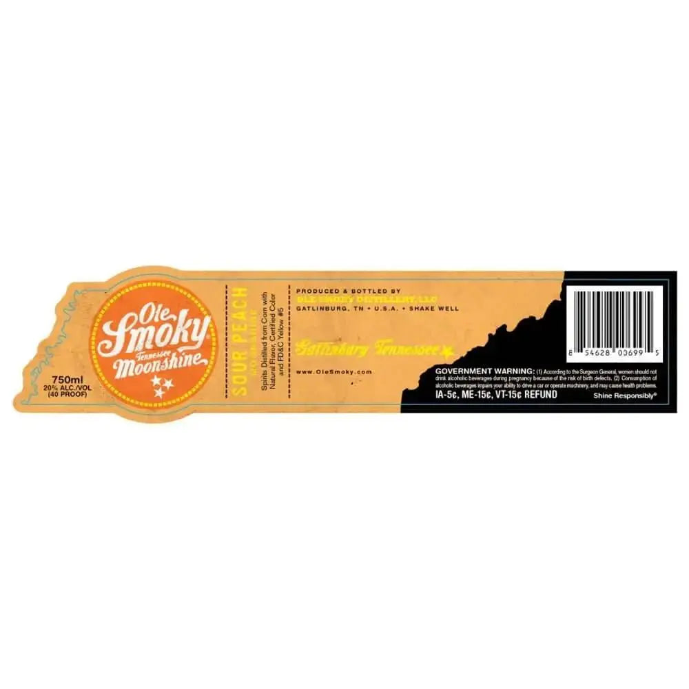 Ole Smoky Moonshine Sour Peach - Main Street Liquor