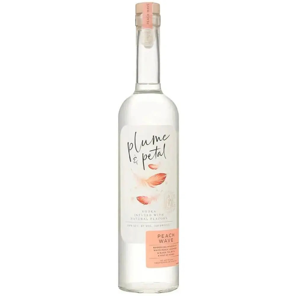 Plume &amp; Petal Peach Wave Vodka - Main Street Liquor