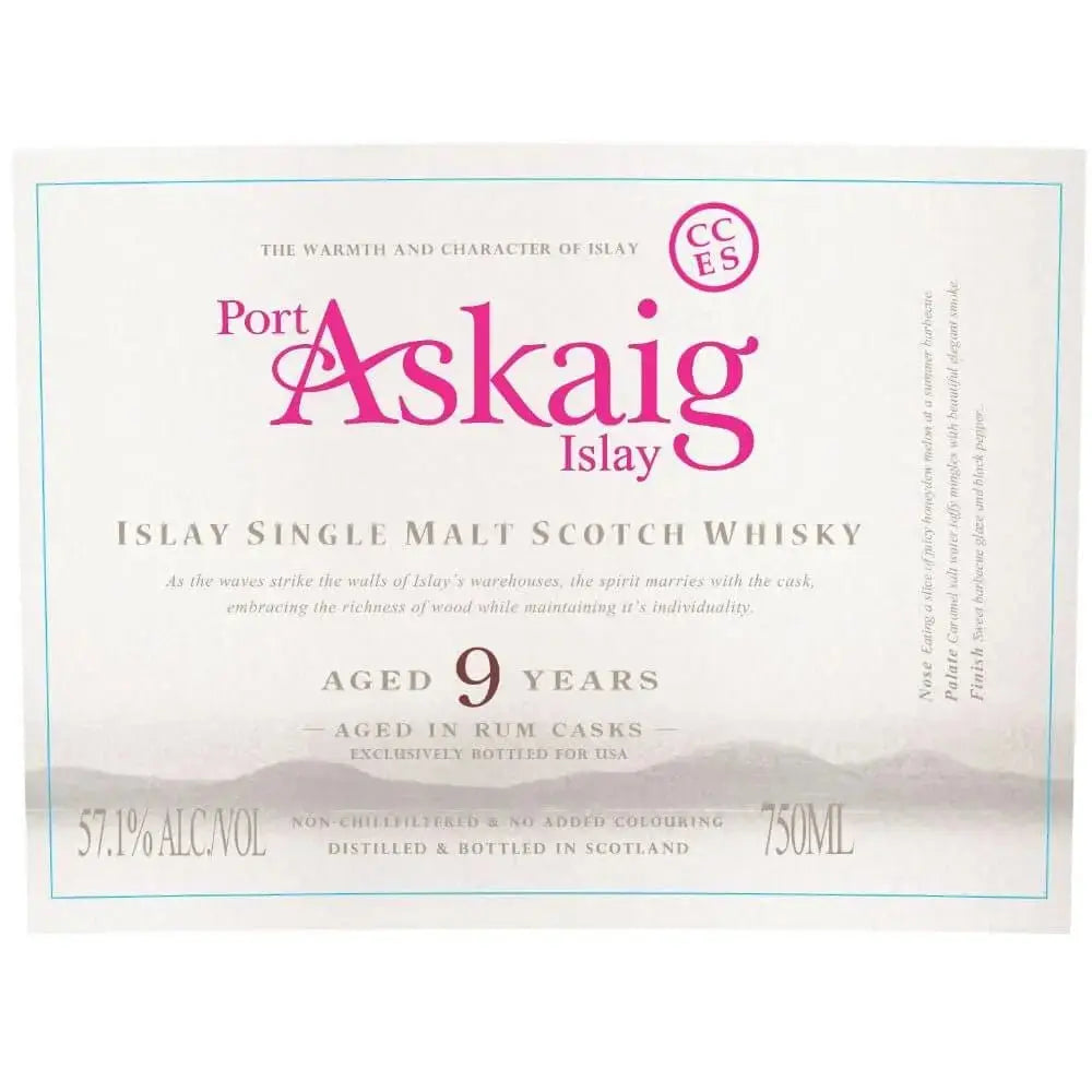 Port Askaig 9 Year Old Rum Cask Aged - Main Street Liquor