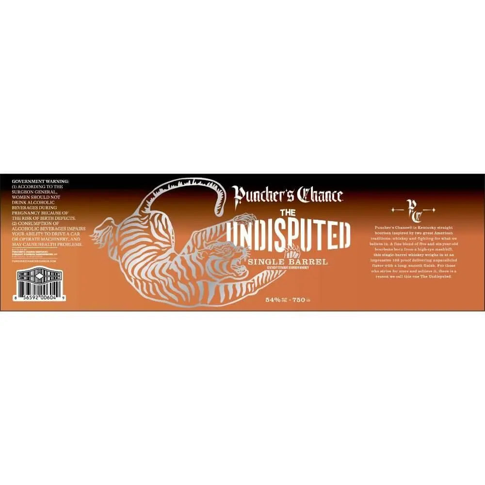 Puncher’s Chance The Undisputed Single Barrel Straight Bourbon - Main Street Liquor
