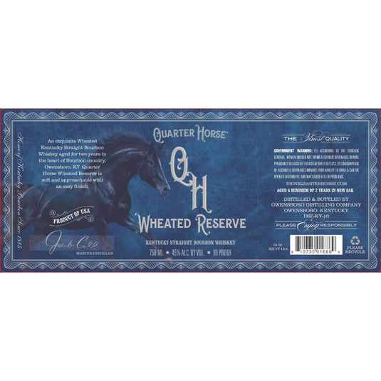 Quarter Horse Wheated Reserve Bourbon - Main Street Liquor