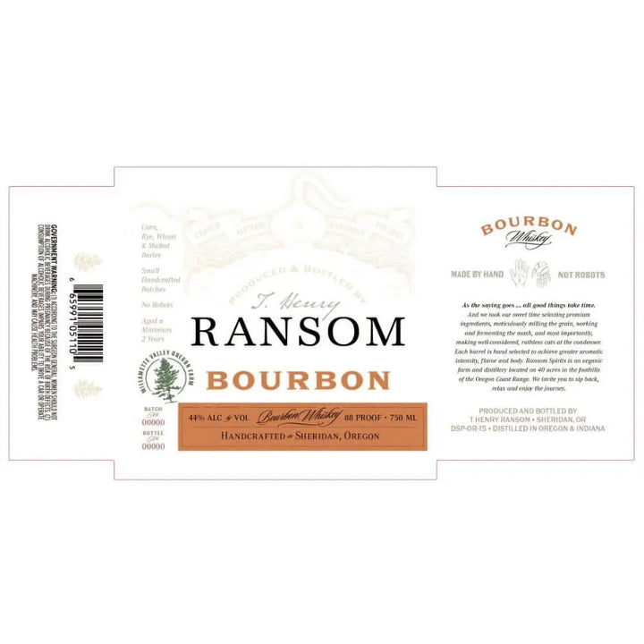 Ransom Bourbon - Main Street Liquor