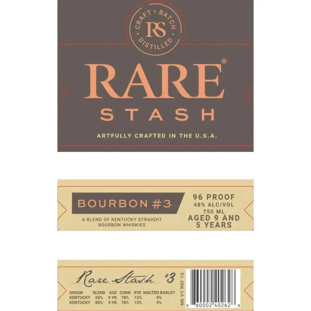 Rare Stash Bourbon 3 by Dustin Poirier - Main Street Liquor