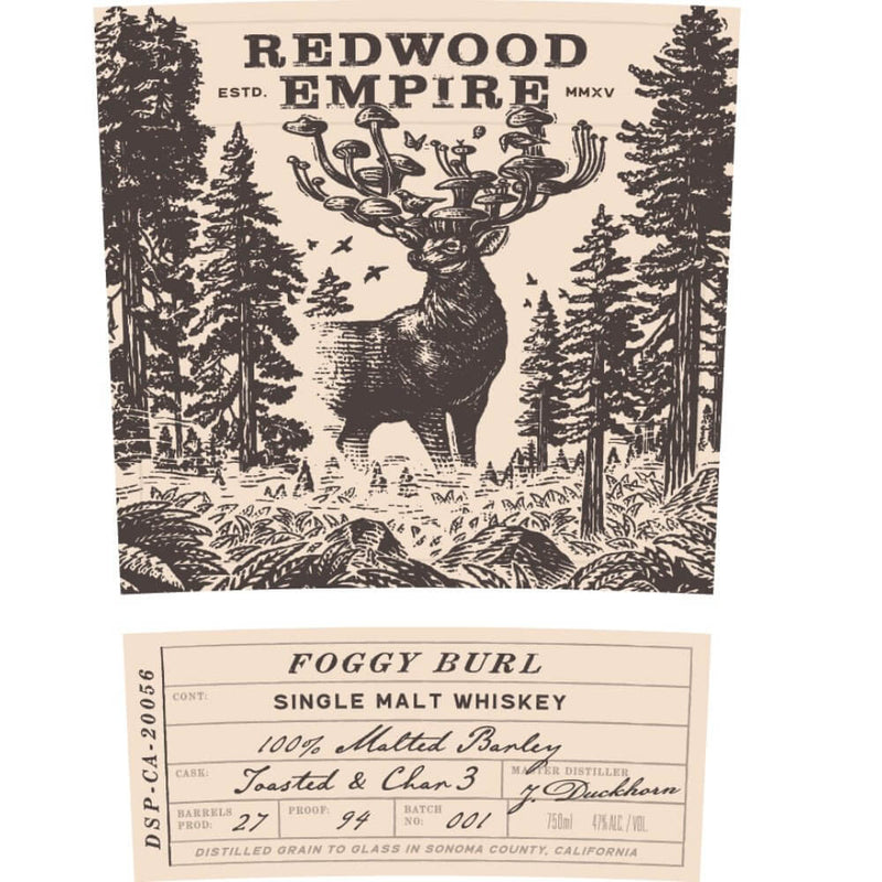 Load image into Gallery viewer, Redwood Empire Foggy Burl Single Malt Whiskey - Main Street Liquor
