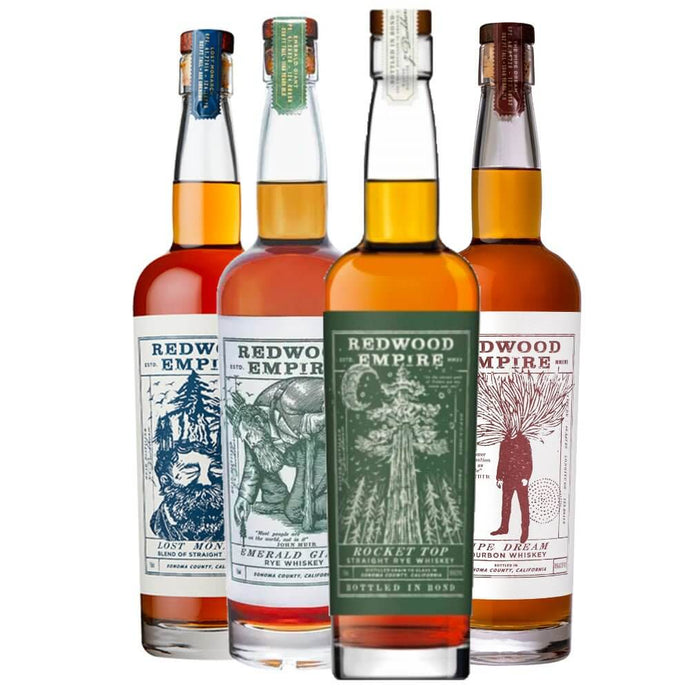 Redwood Empire Rocket Top Straight Rye Whiskey Bundle - Main Street Liquor